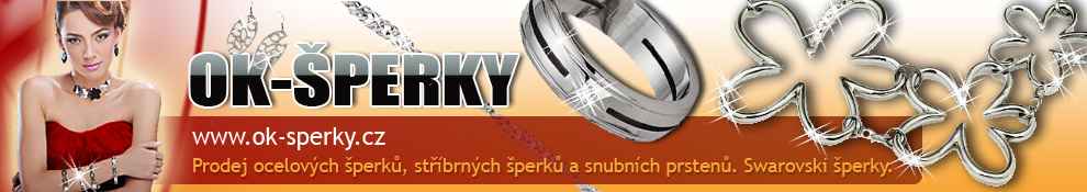 Šperky z chirurgické oceli,titanu a wolframu.