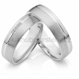 Elegantní snubní prstýnky z chirurgické oceli OC1033