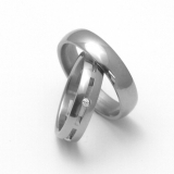 Snubní Titanové prsteny ZERO Collection TTN0101+TTN2302