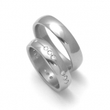 Snubní Titanové prsteny ZERO Collection TTN0101+TTN2602