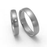 Snubní Titanové prsteny ZERO Collection TTN0201+TTN0202