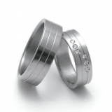 Snubní Titanové prsteny ZERO Collection TTN0501+TTN2502