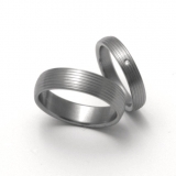 Snubní Titanové prsteny ZERO Collection TTN0601+TTN0603