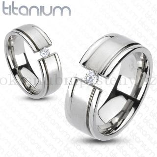 Snubní Titanové prsteny R-TM-3047