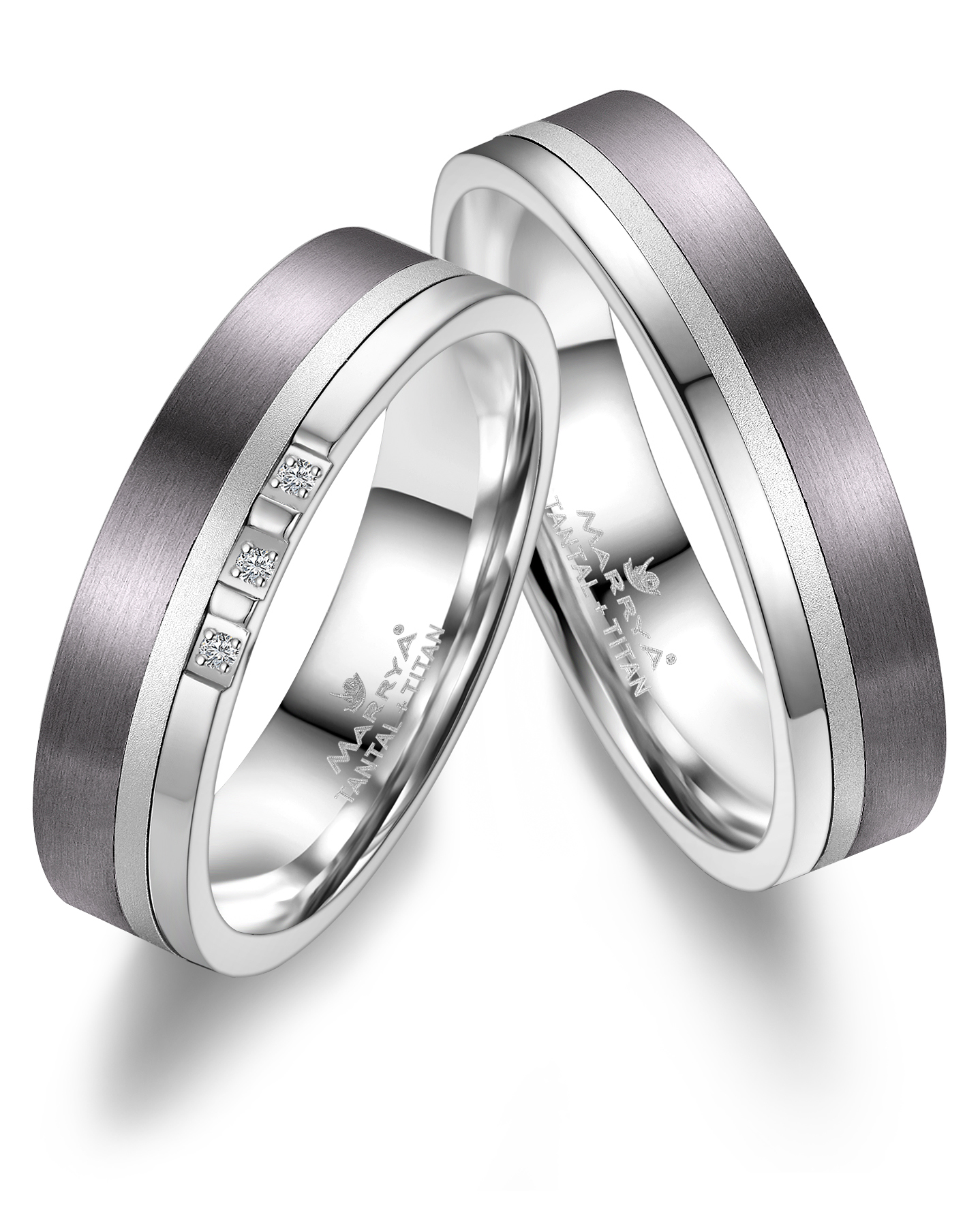 Luxusní tantalové prsteny s titanem