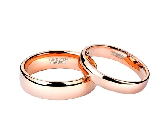 Wolframové snubní prsteny R-TUF-007