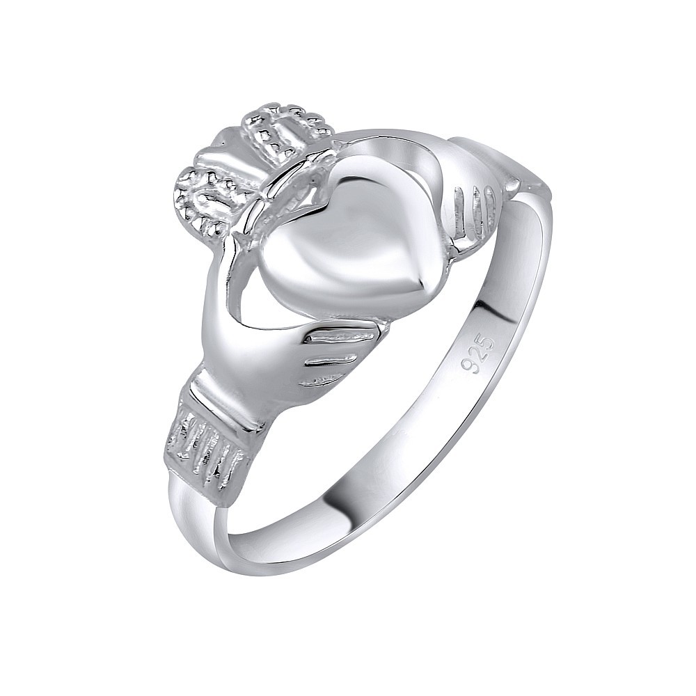 Dámský celostříbrný prsten CLADDAGH