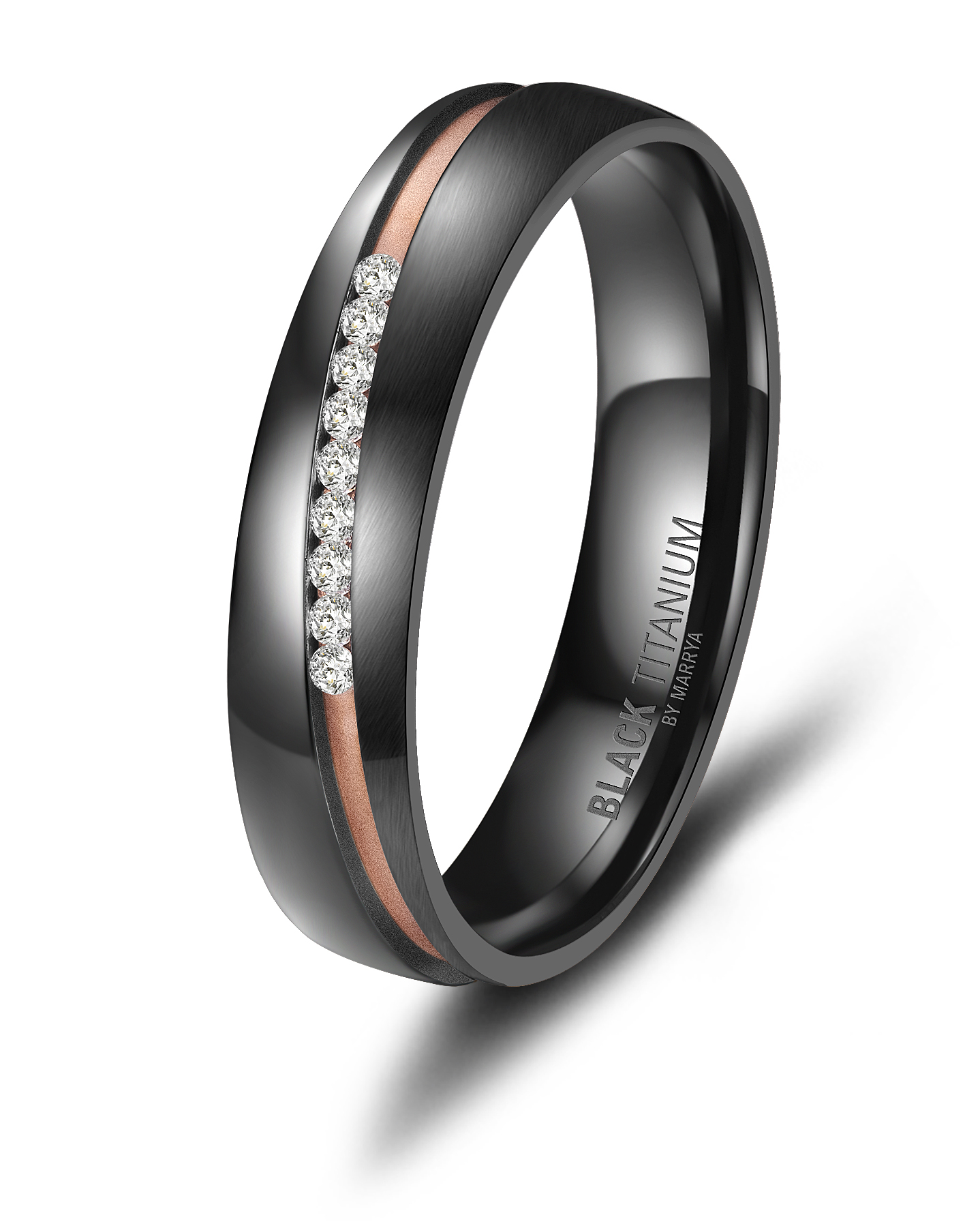 Snubní prsteny Black Titanium Black King