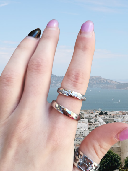 Snubní prsteny chirurgická ocel R-H1570