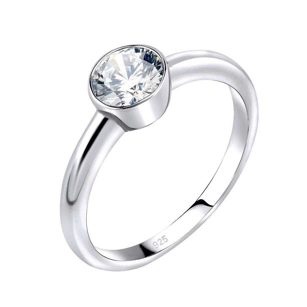 SILVEGO stříbrný prsten ISADORA se Swarovski® Zirconia