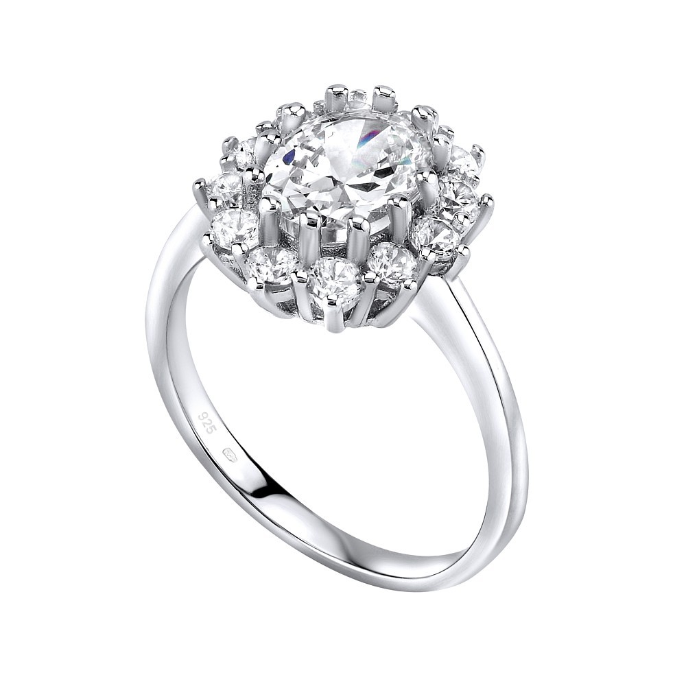 Stříbrný prsten CESARIA s Brilliance Zirconia