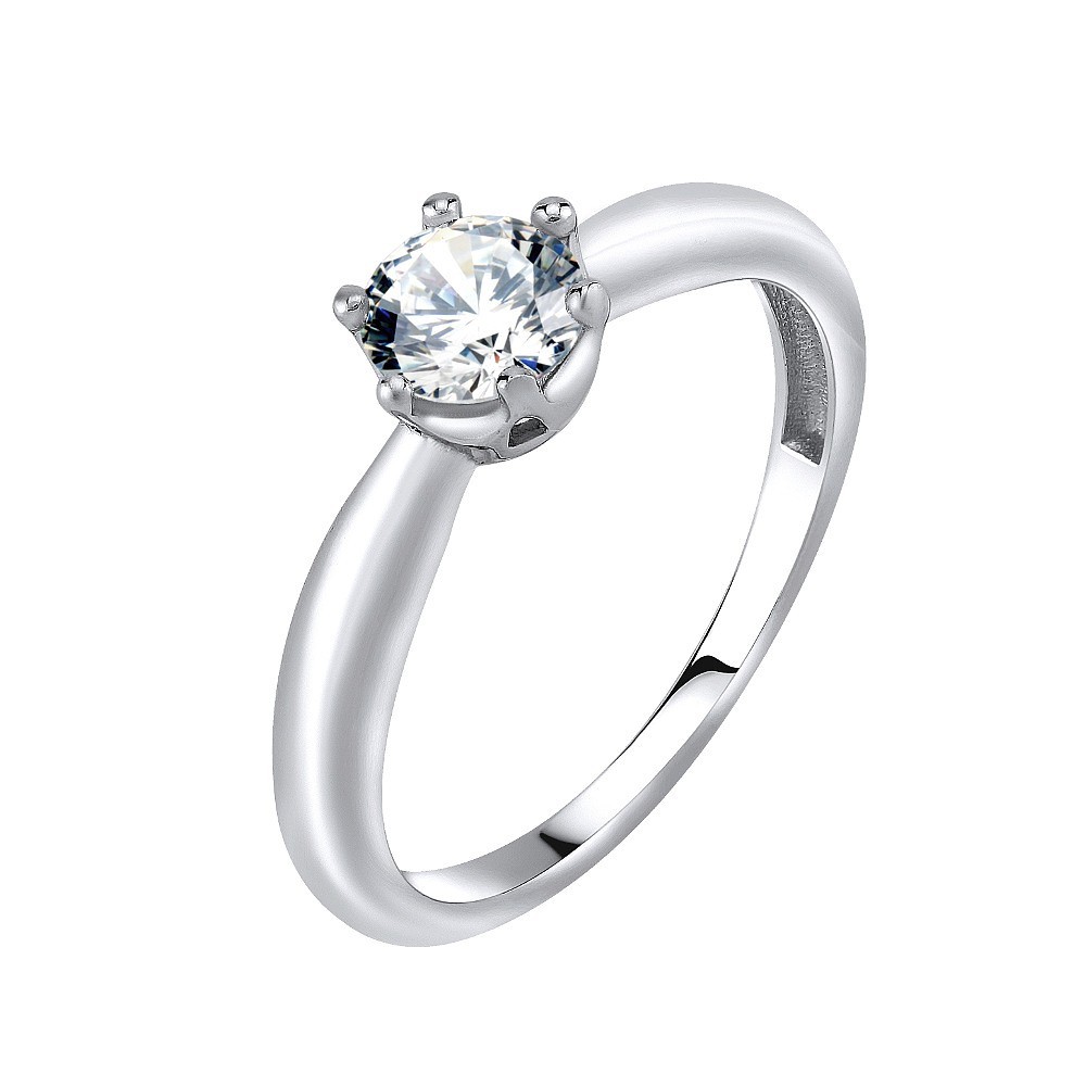 SILVEGO stříbrný prsten se Swarovski® Zirconia