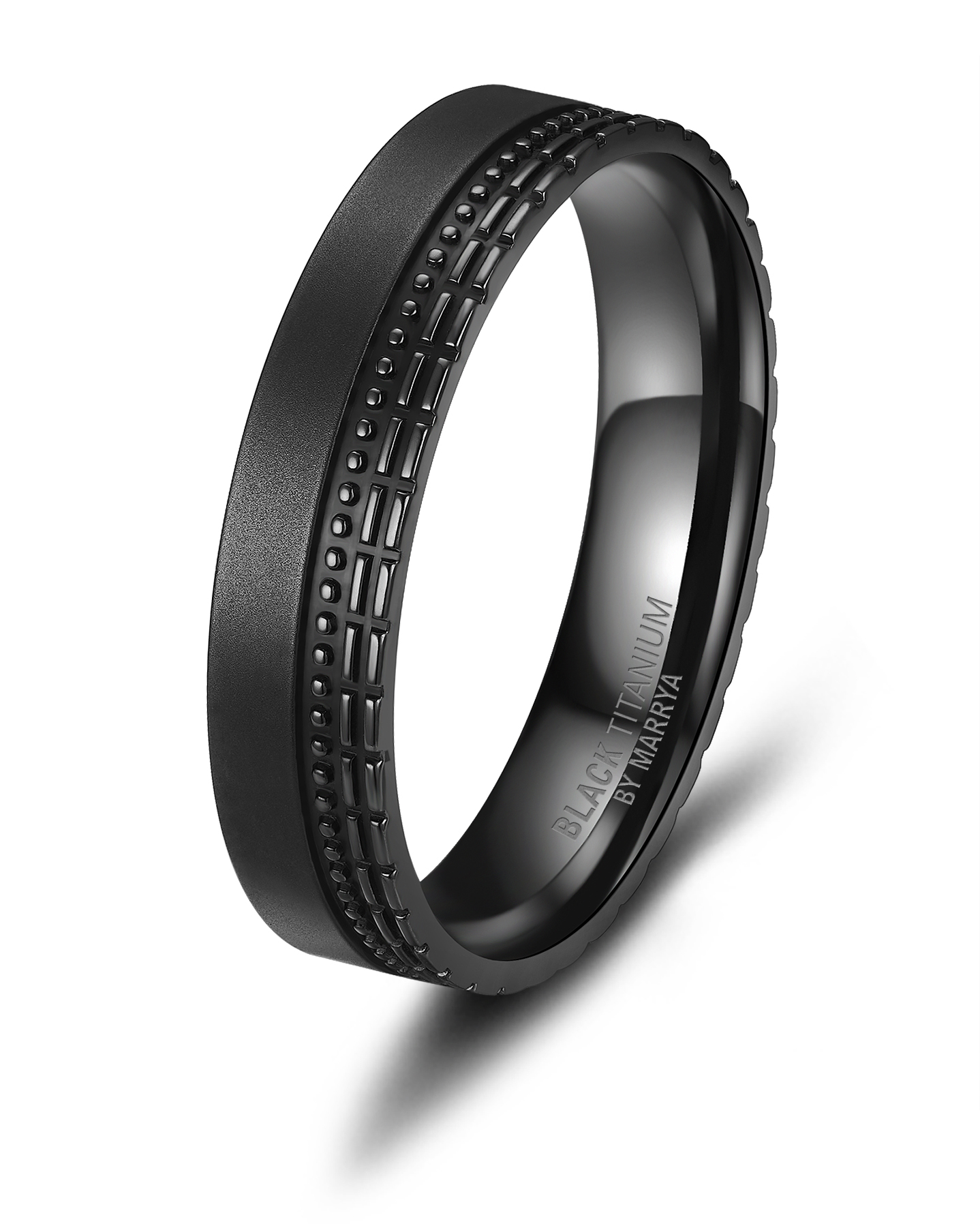 Snubní prsteny Black Titanium Black Panther