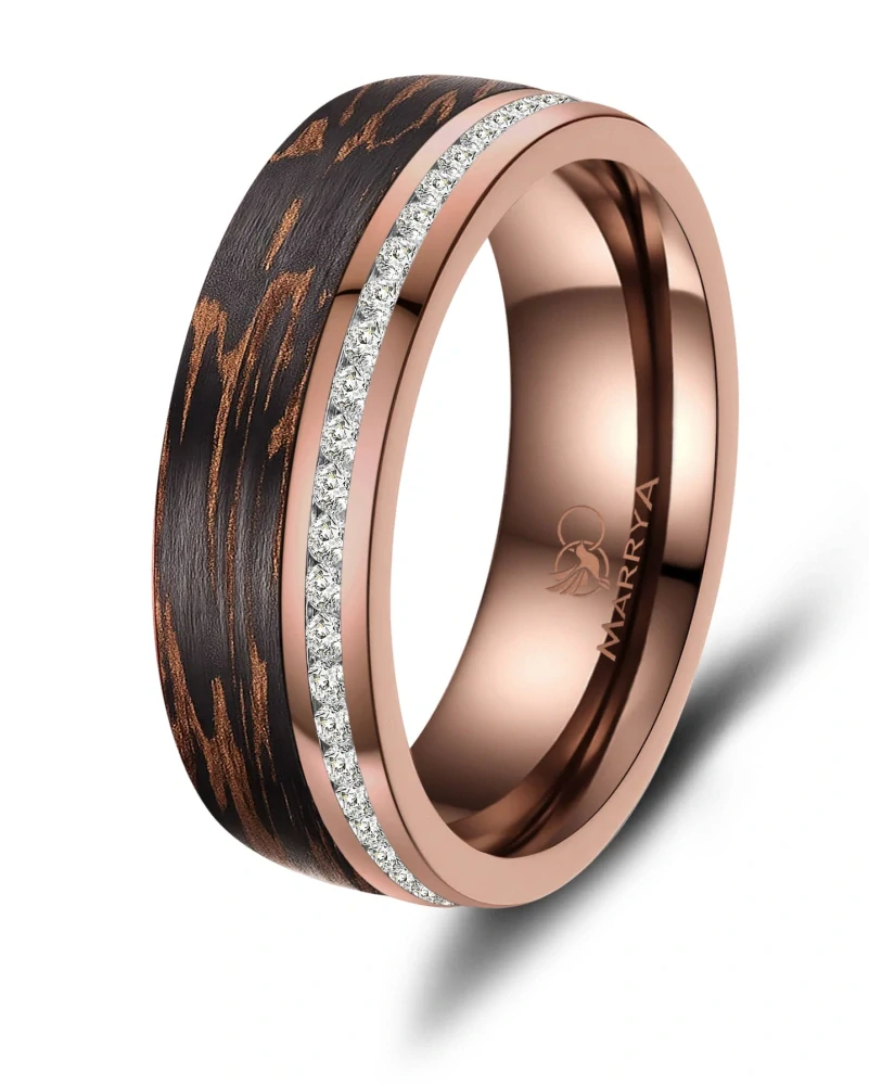 Snubní prsteny karbon Bronze  – Když se originalita setká s elegancí