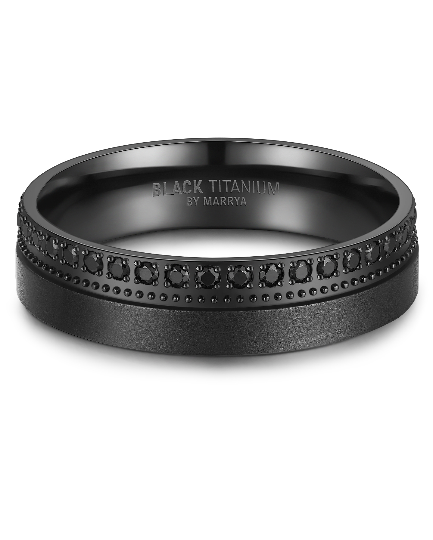 Snubní prsteny Black Titanium Black Panther