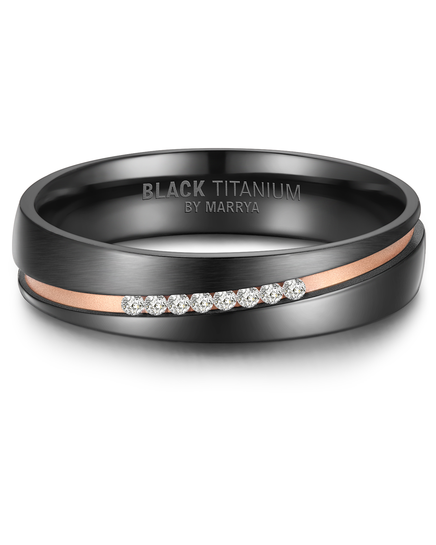 Snubní prsteny Black Titanium Black King