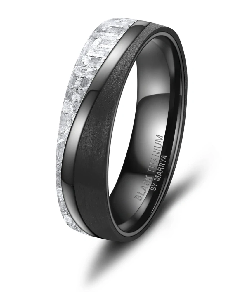 Snubní prsteny Black Titanium Oko Havrana
