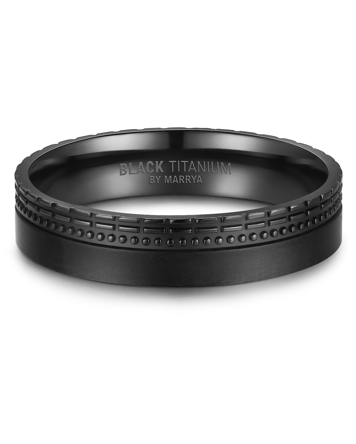 Snubní prsteny Black Titanium Black Panther