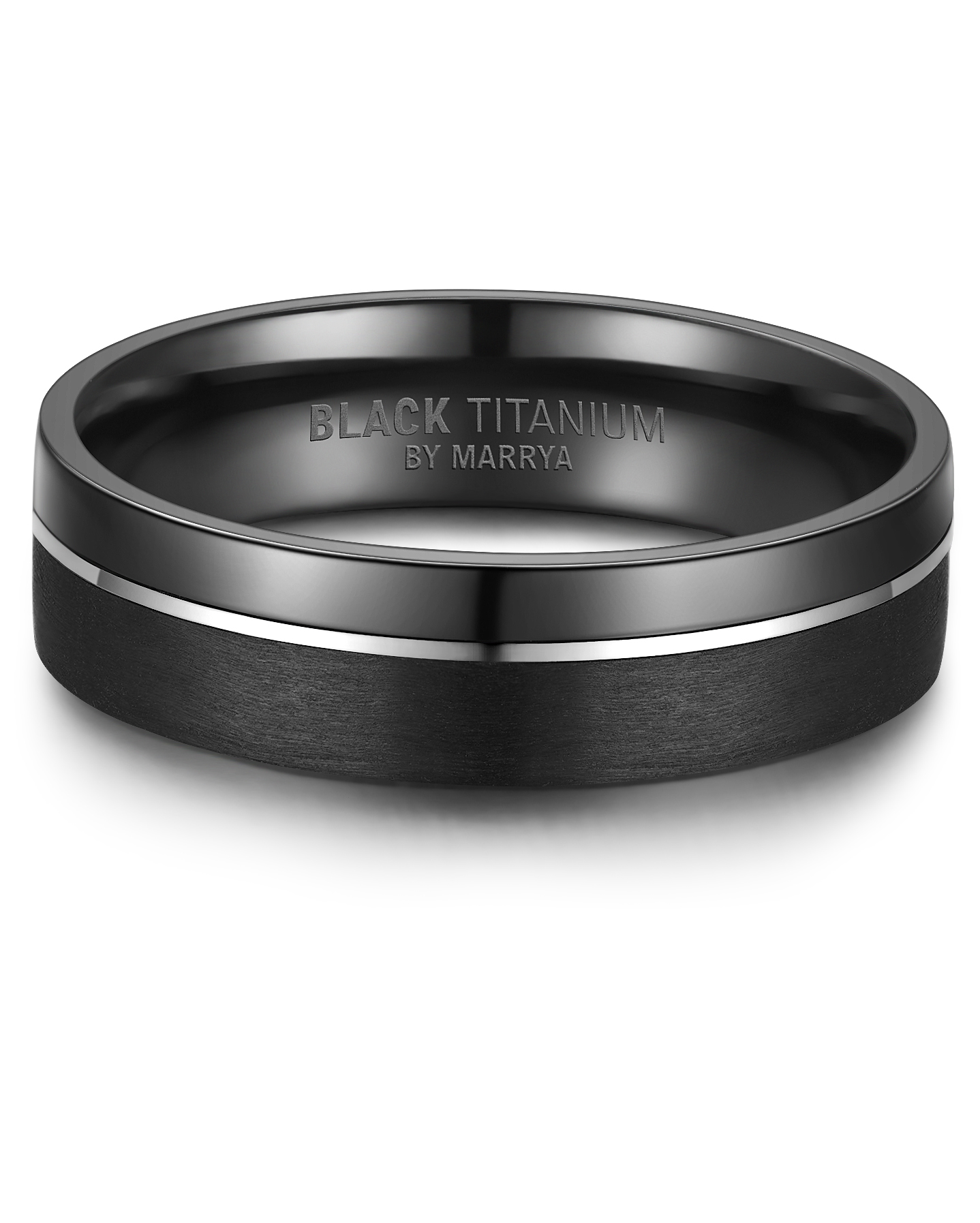 Snubní prsteny Black Titanium Black eye