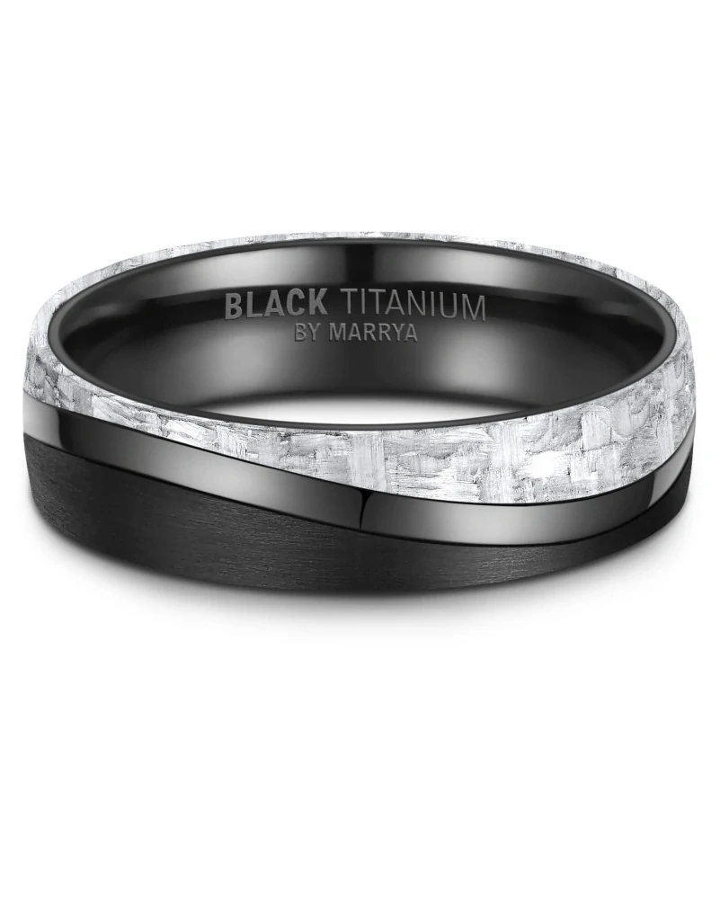 Snubní prsteny Black Titanium Oko Havrana