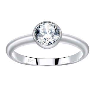 SILVEGO stříbrný prsten ISADORA se Swarovski® Zirconia