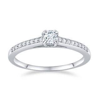 SILVEGO stříbrný prsten ATHENAIS se Swarovski® Zirconia
