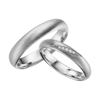 Stříbrné snubní prsteny Věrnost